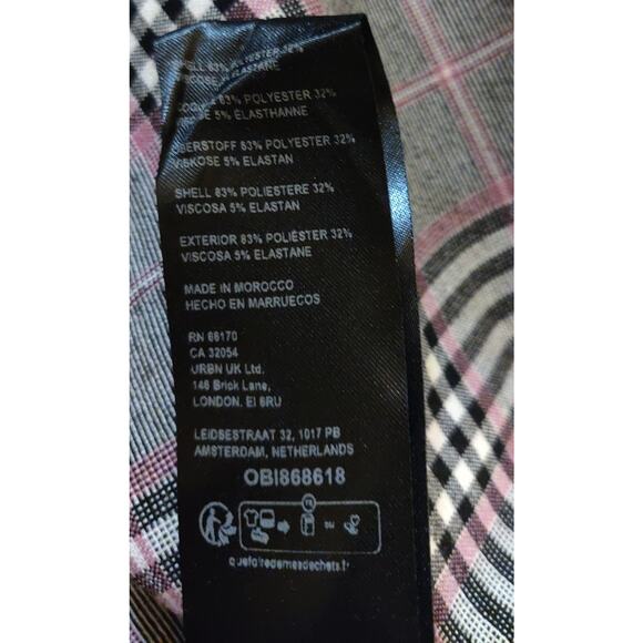 Maeve Anthropologie Plaid Dress 6P One Shoulder Prep School Girl Midi Preppy NWT - Picture 11 of 16